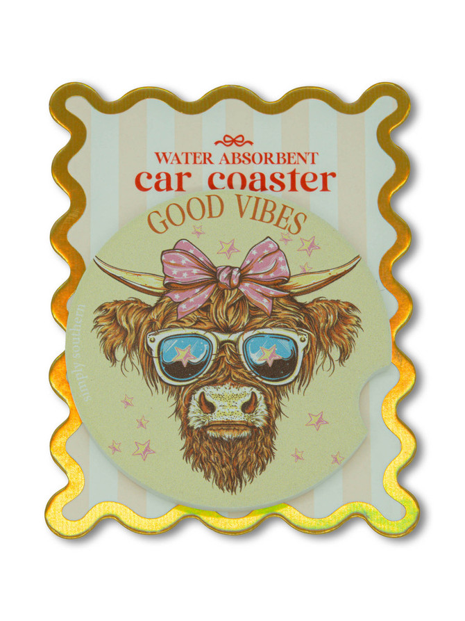 Simply Southern Vibes Car Coaster