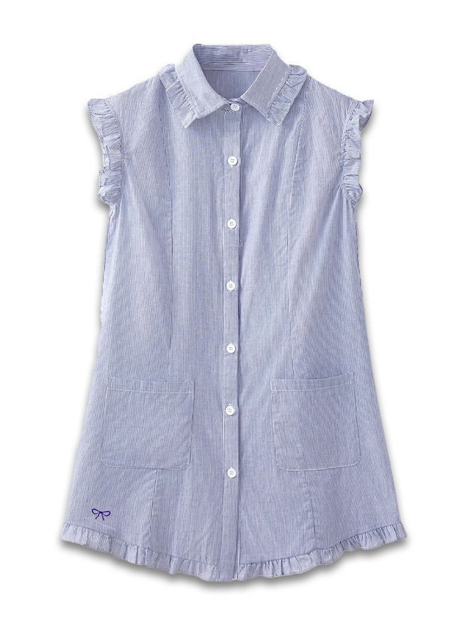 Simply Southern Women's Baby Blue Shirt Dress