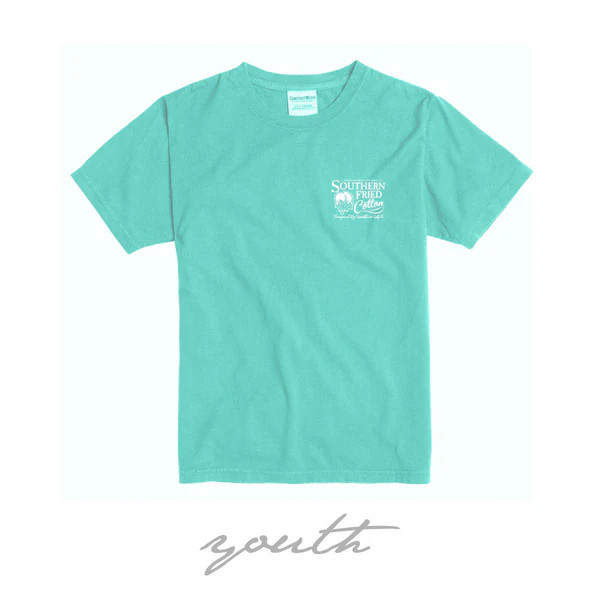 Southern Fried Cotton Youth Thelma & Louise Tee - Chalky Mint
