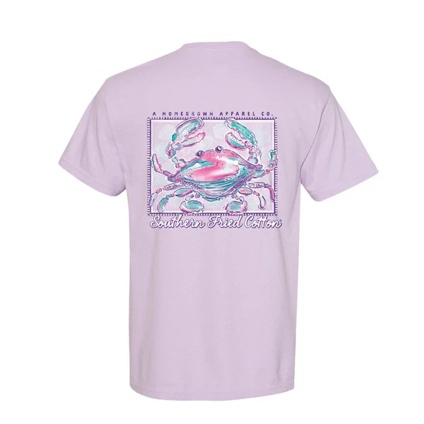 Southern Fried Cotton Women's Pinch of Color Tee - Orchid