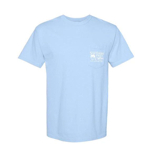 Southern Fried Cotton Men's On the Dock Tee - Hydrangea