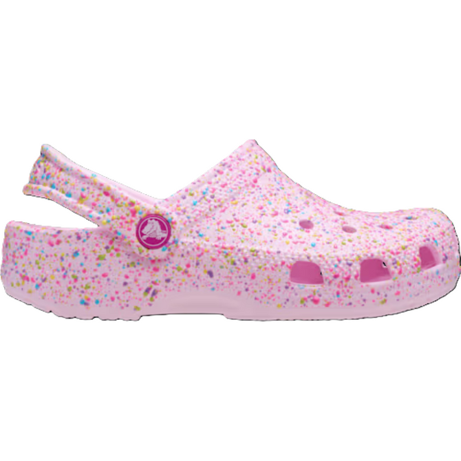 Crocs Classic Paint Splatter Clog - Pink Milk
