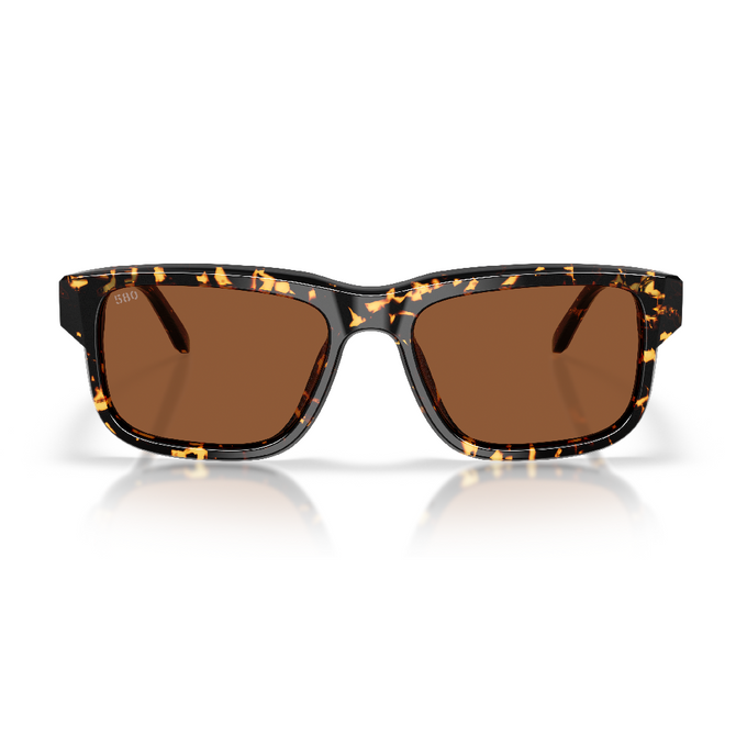 Costa Del Mar Shipwreck Blue Mirror Sunglasses – Somos Blue Tortoise Frame with Copper Gradient Lens