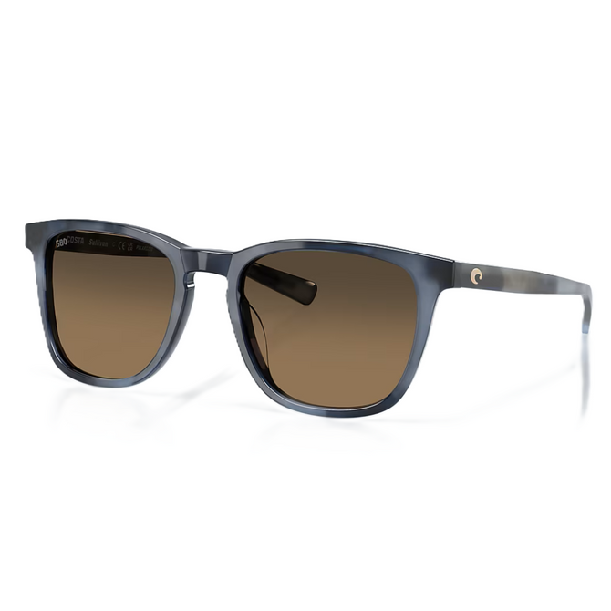 Costa Del Mar Sullivan Polarized Sunglasses – Classic Tortoise Frame with Green Mirror Lens