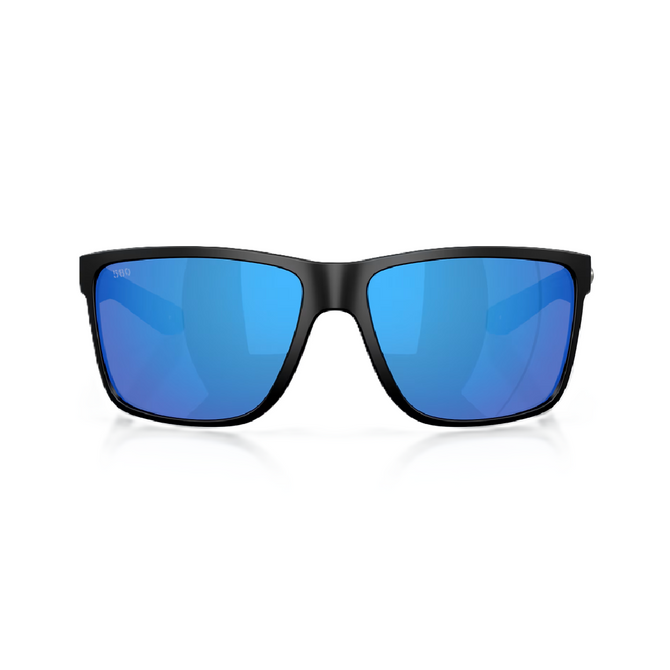 Costa Del Mar Broadbill II XL Polarized Sunglasses - Matte  Black/Blue Mirror