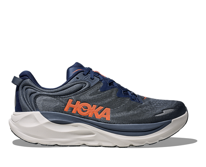 Hoka Gaviota 6 Men's Stability Running Shoes - Midnight Navy/Faded Navy