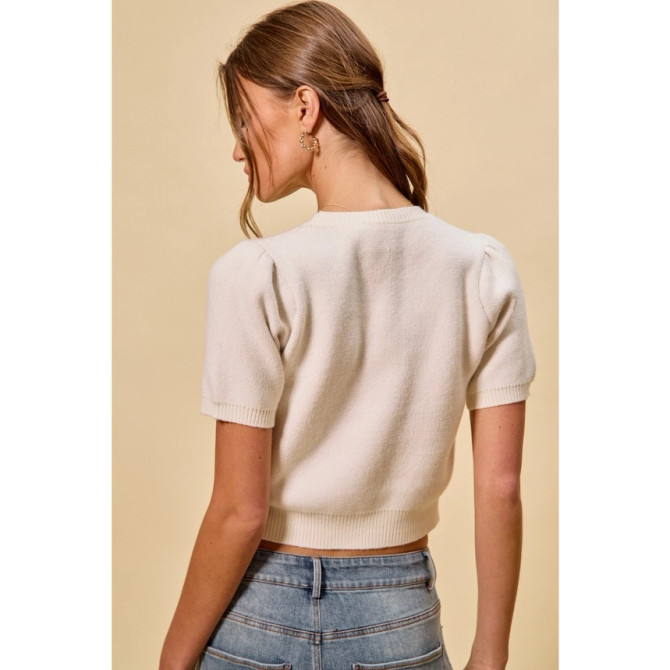 Ive Women's Ivory Duck Graphic Sweater