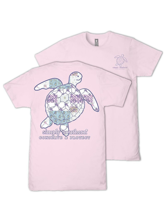 Simply Southern Women's Track Turtle 5 Tee