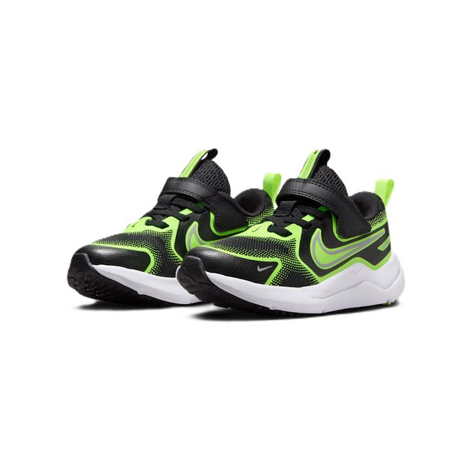 Nike Cosmic Runner Kids Shoes - Black/Wolf Grey/Volt
