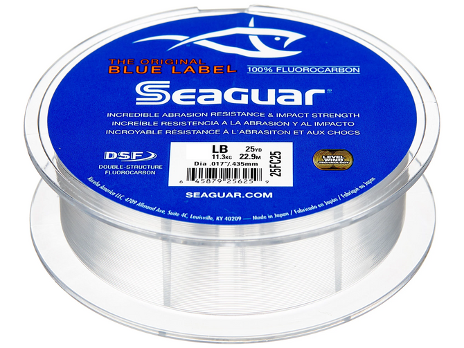 Seaguar Blue Label Fluorocarbon Leader 30lb 25yd