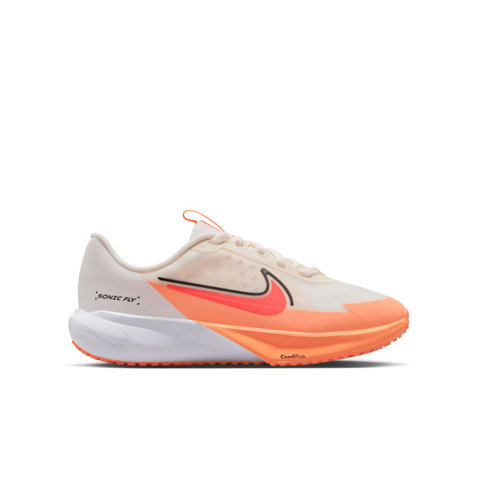 Nike Sonic Fly Youth Running Shoes - Sail/Hot Lava/Orange Pulse