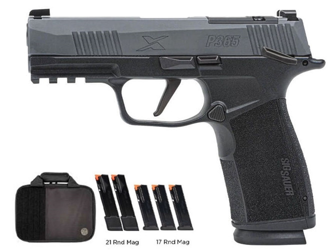 Sig Sauer P365X Macro MS Gray 9mm 3.7" 17rd Pistol w/ TacPro Package