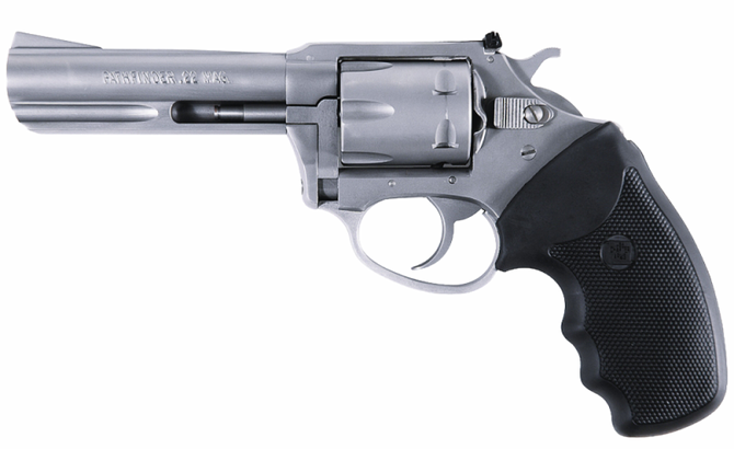 Charter Arms Target Pathfinder .22 Winchester Magnum 6-Shot 5" Revolver in Stainless