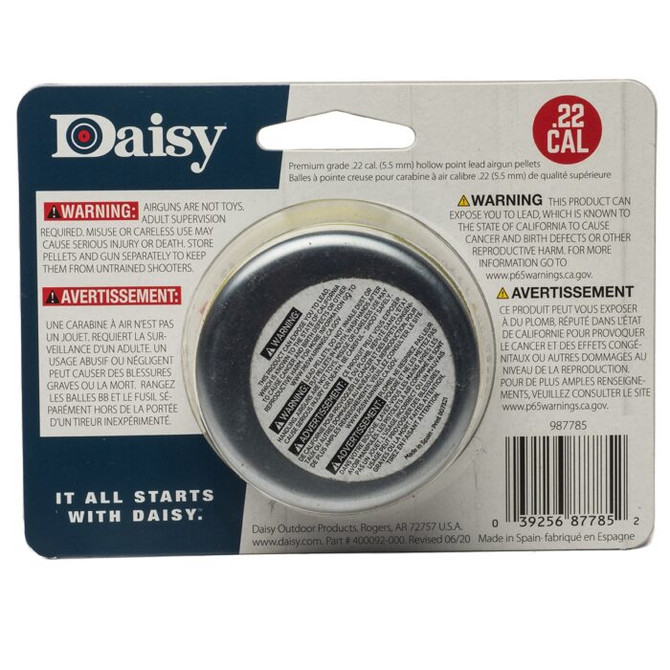 Daisy .22 Caliber PrecisionMax Hollow-Point Pellets, 500-Count