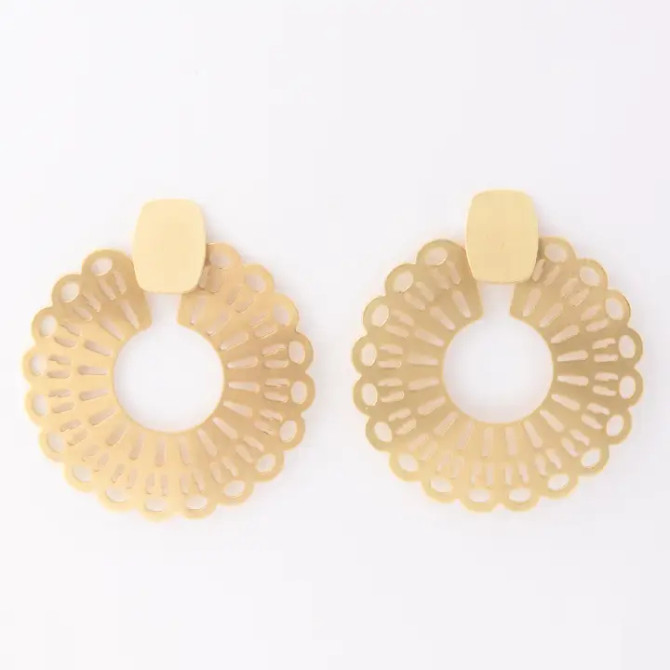 Michelle McDowell Earrings Brandi Gold