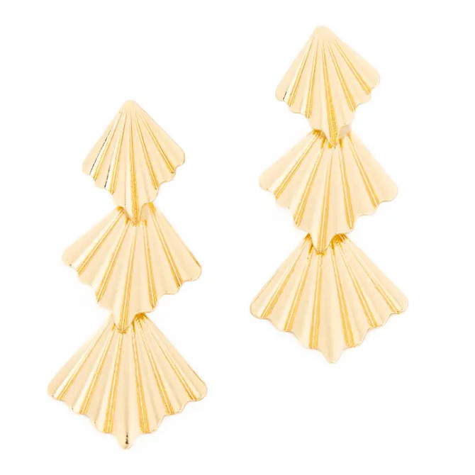Michelle McDowell Earrings Althea Gold