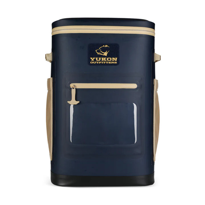 Yukon Outfitters Hatchie Backpack Cooler - Navy/Tan