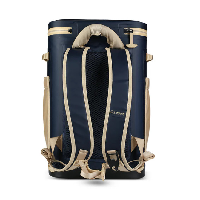 Yukon Outfitters Hatchie Backpack Cooler - Navy/Tan
