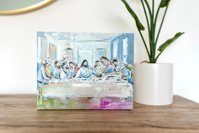 Chelsea McShane Art "Legacy Meal Ii" Canvas - 10x8