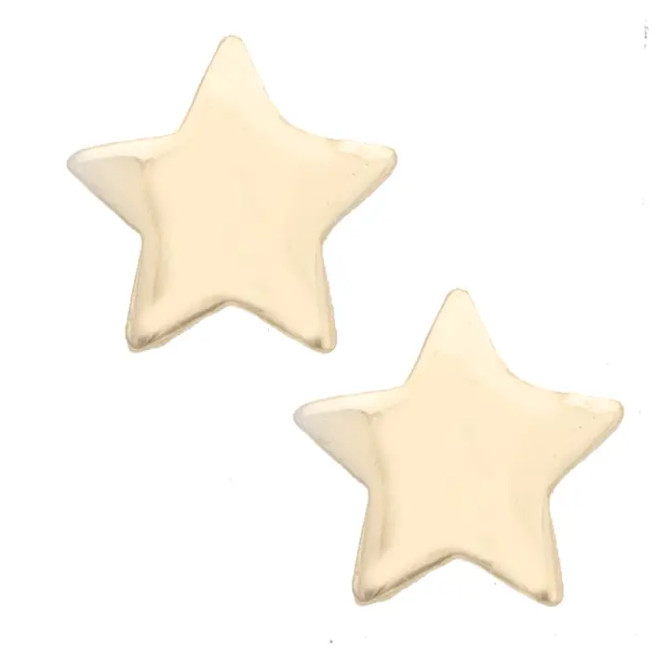Canvas Classic Star Stud Earrings - Shiny Gold