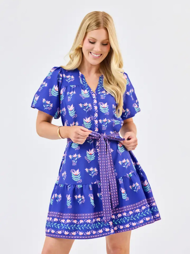 Mary Square Women's Addison Dress - Petal Keepsake Blue