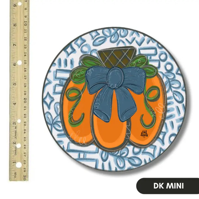 DK Designs Circle Pumpkin Mini