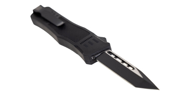 Master Cutlery 8.25" OTF Tanto Knife - Black