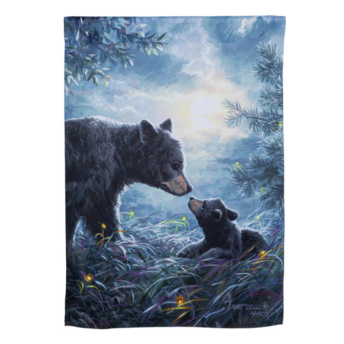Evergreen My Little Bear Suede House Flag