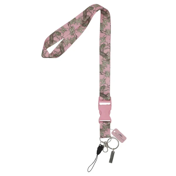 Simply Southern Breakaway Lanyard - Pink Camo