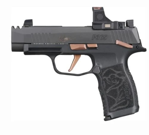 SIG Sauer P365 Rose XL, 9MM, 3.1" Barrel, 12 Rds, Black/Rose Gold