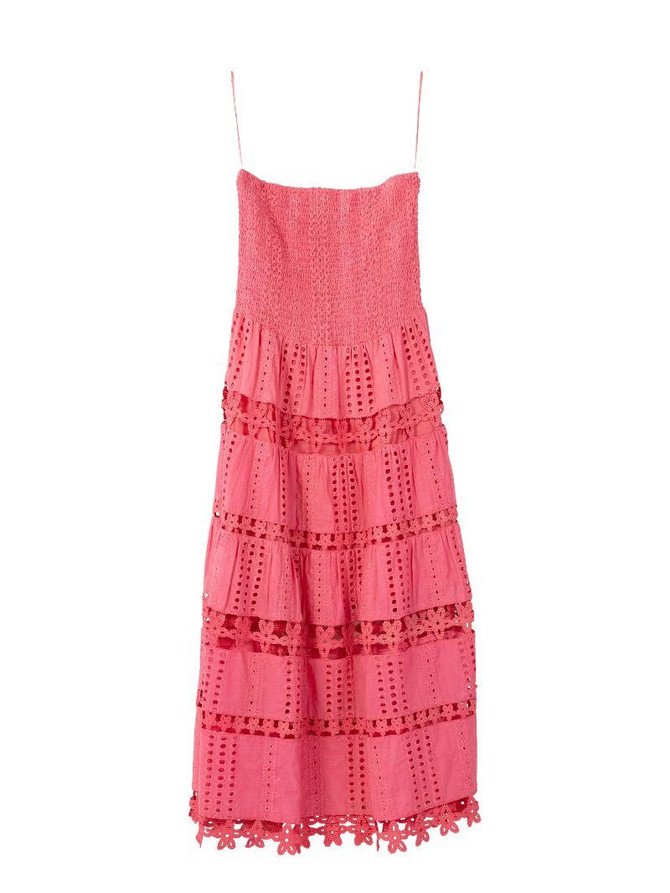 Simply Southern Women's Schiffli Dress - Bloom