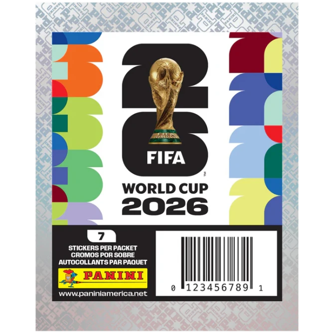 Panini FIFA World Cup 2026 Official Sticker Collection Pack - 7 Sticker Pack