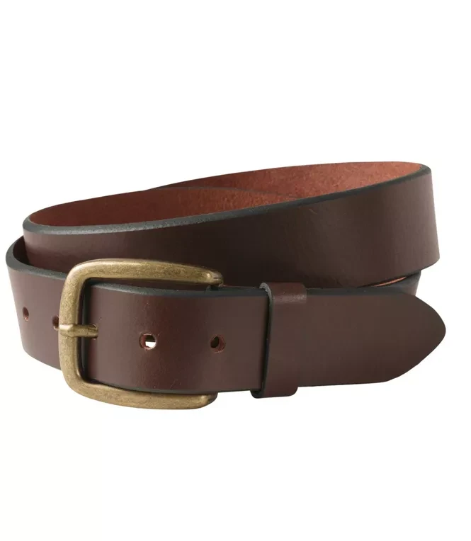 L.L. Bean Men's 1912 Jean Belt - Brown