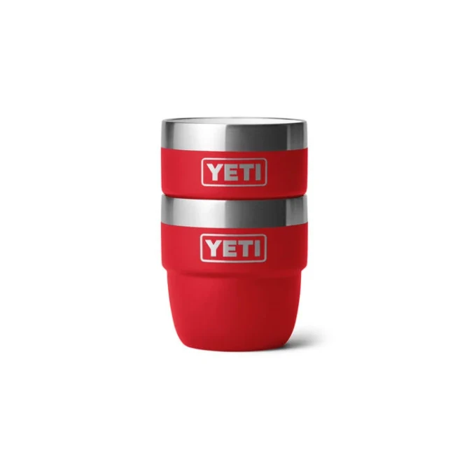 Yeti Rambler 4oz Stackable Mug Set - Rescue Red