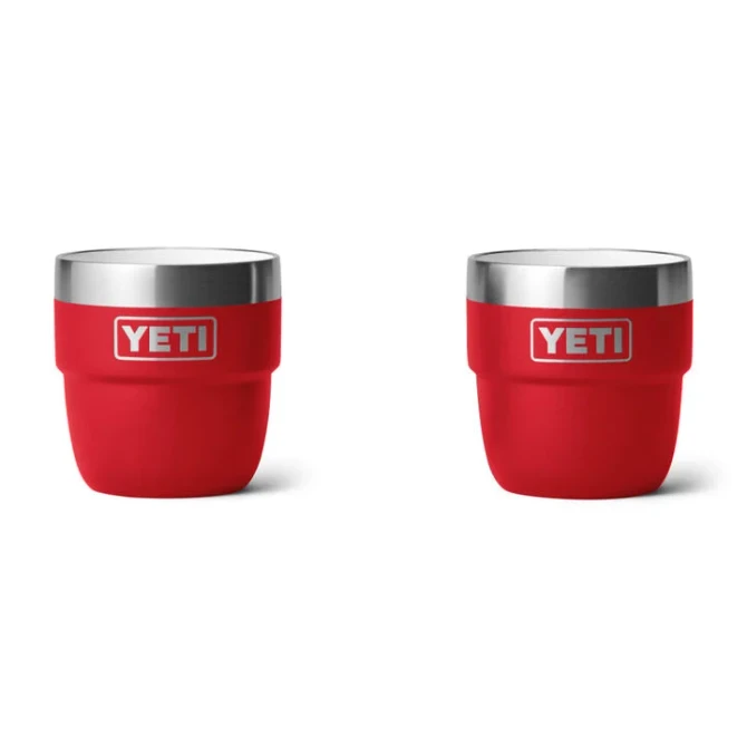 Yeti Rambler 4oz Stackable Mug Set - Rescue Red