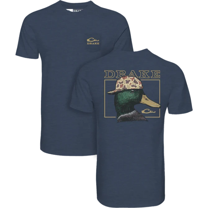 Drake Youth Back Cap Mallard Tee - Spellbound