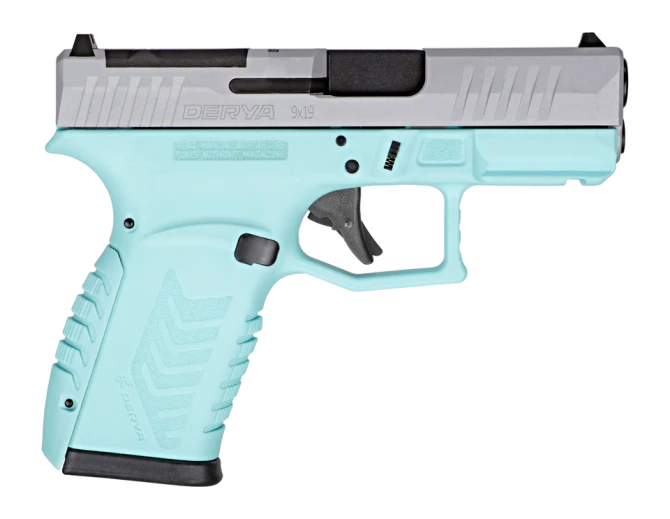 Derya DY9Z, 9mm, 3.50" Barrel, 15 RDs, Blue/Silver