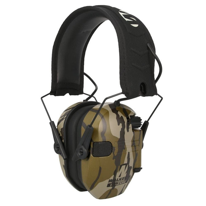 Walker's Razor Slim Electronic Muffs, Mossy Oak Bottomland