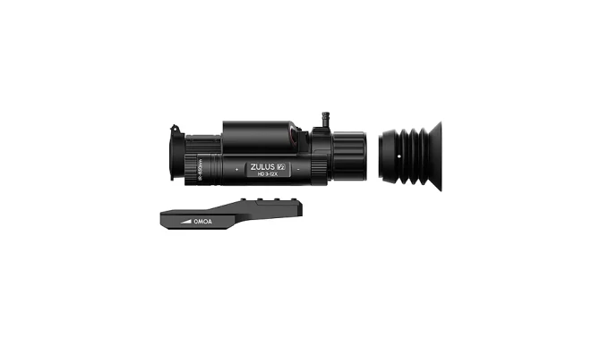 DNT Optics Zulus HD 3-12x V2 Night Vision Riflescope w/ Laser Rangefinder