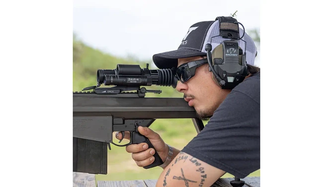 DNT Optics Zulus HD 3-12x V2 Night Vision Riflescope w/ Laser Rangefinder