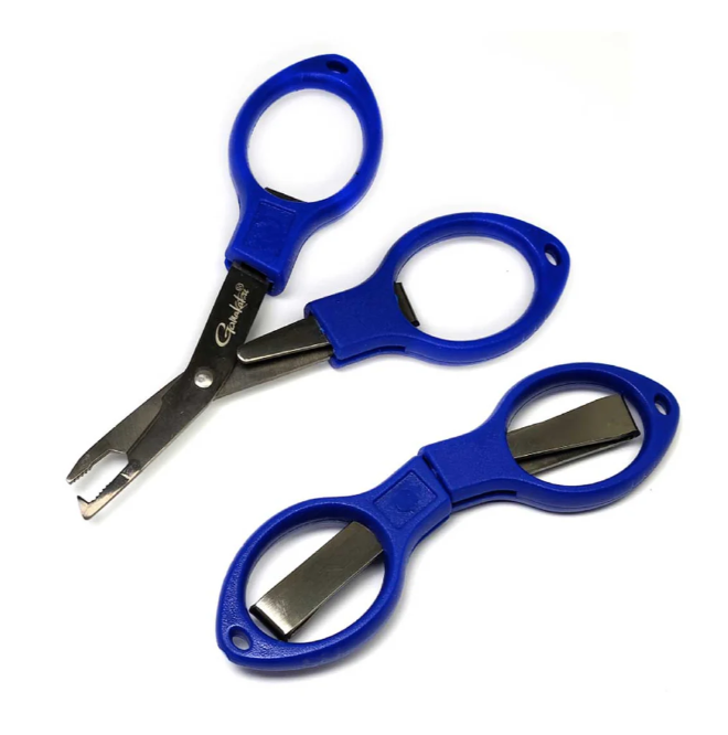Gamakatsu Folding Braid Scissors with Split Ring Opener