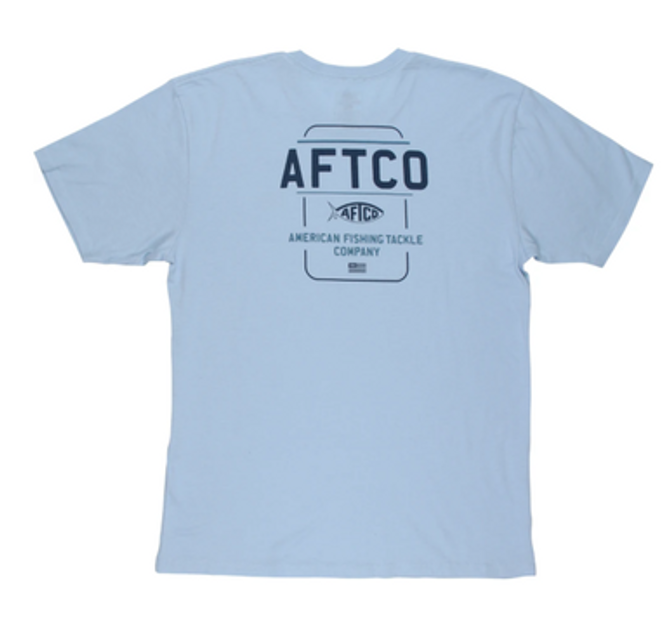 Aftco Release Short Sleeve Tee-Bluesteel Heather
