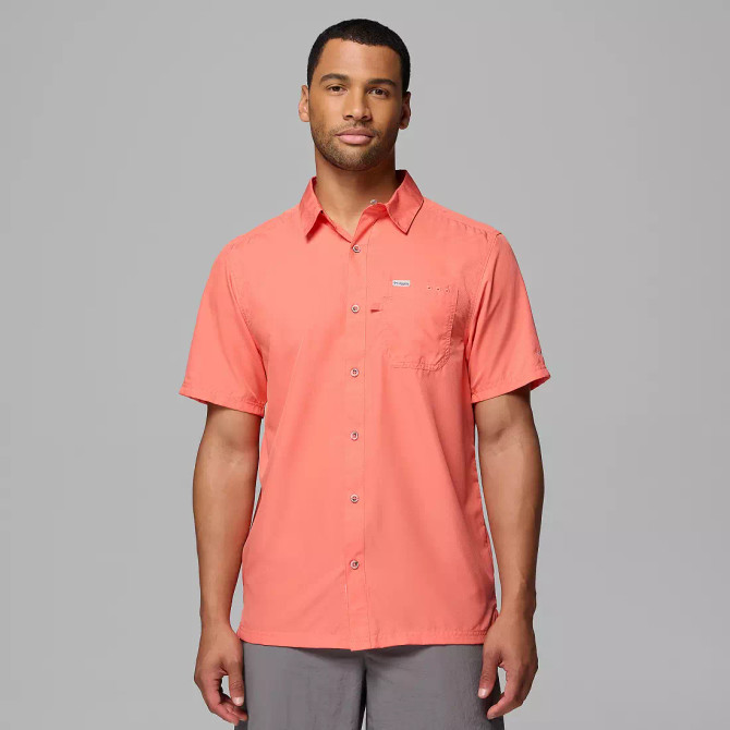 Columbia Men's PFG Slack Tide Camp Shirt - Melonade