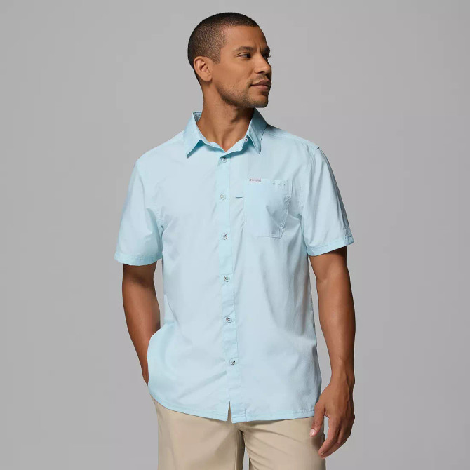 Columbia Men's PFG Slack Tide Camp Shirt - Marine Light