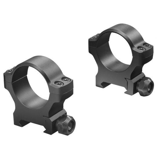 Leupold BackCountry 30mm Medium 7075 T6 Aluminum 2-Piece Cross-Slot Ring, Matte Black