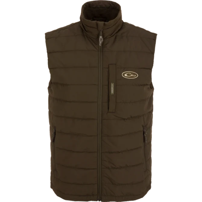 Drake Men's MST Synthetic Down Pack Vest - Green Timber