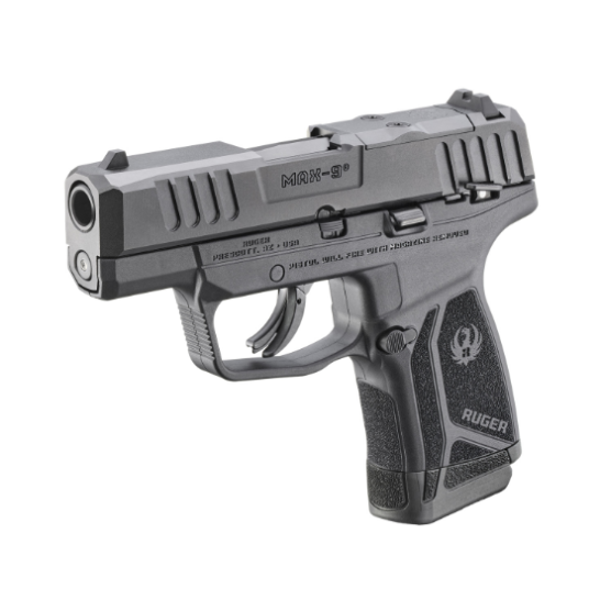 Ruger Max-9 Semi-Auto Optic Ready 9mm 12rd Pistol, Black