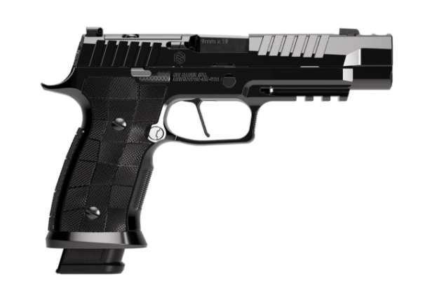 Sig Sauer Reserve Collection P320-SXG 3.9" Comp 9mm Luger (3)21RD Pistol, Hi-Polish Black