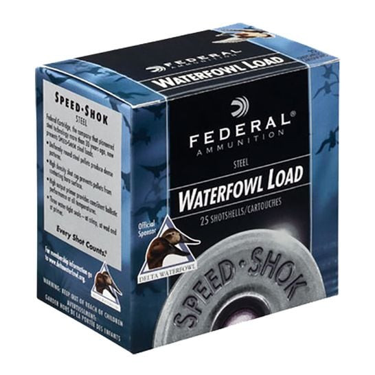 Federal Speed-Shok 2.75" 20 Gauge Ammo 4, 25/box