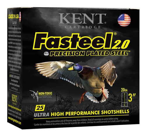 Kent Fasteel Waterfowl 20 Ga, 3", 7/8oz, 3 Shot